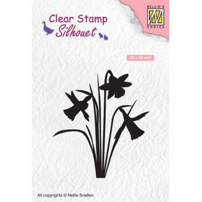 Nellie's Choice Clear Stamp - Narzisse